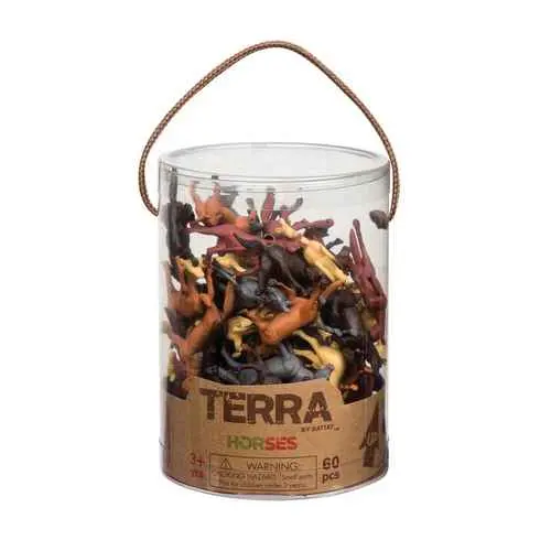 Terra Horses Collectible Figurines In Display Tube 1