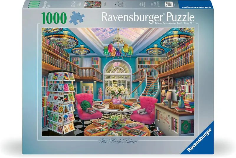 The Book Palace Jigsaw Puzzle – 1000-Piece Adult Puzzle 1