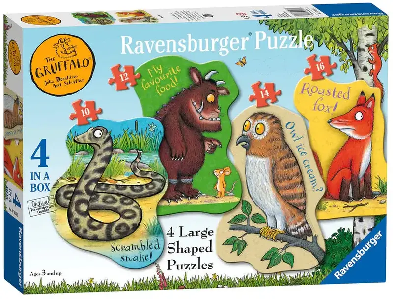 The Gruffalo Shaped Puzzle Collection (4 Sizes) 1