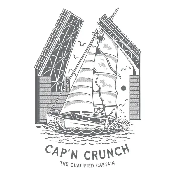 The Qualified Captain Cap’N Crunch Graphic Tee In White 1