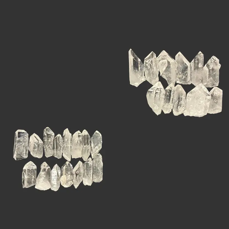 Three-Pound Set Of Natural Quartz Crystal Points – Special Order 1
