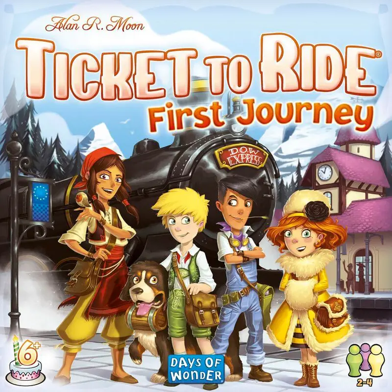 Ticket To Ride: First Journey – Simplified Railroad Adventure For Kids 1
