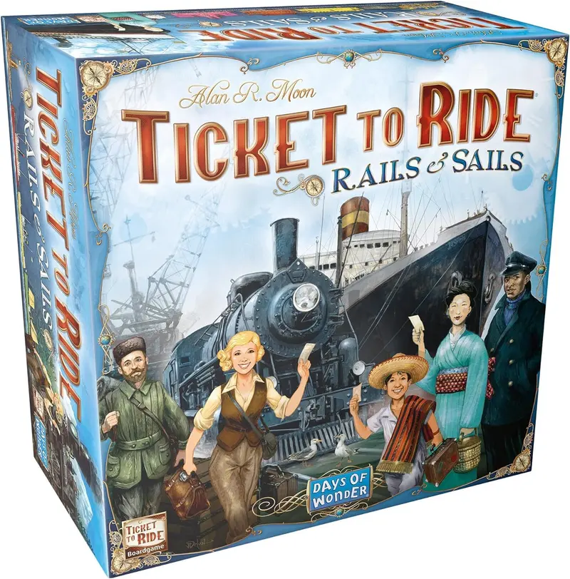 Ticket To Ride: Rails & Sails Global Board Game Expansion 1
