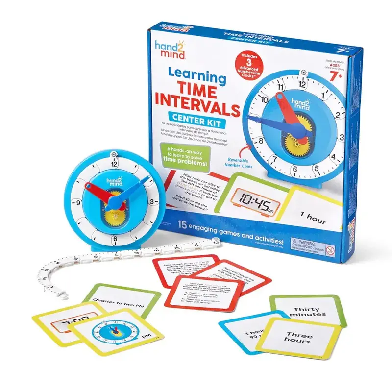 Time Intervals Learning Center Kit For Kids 1
