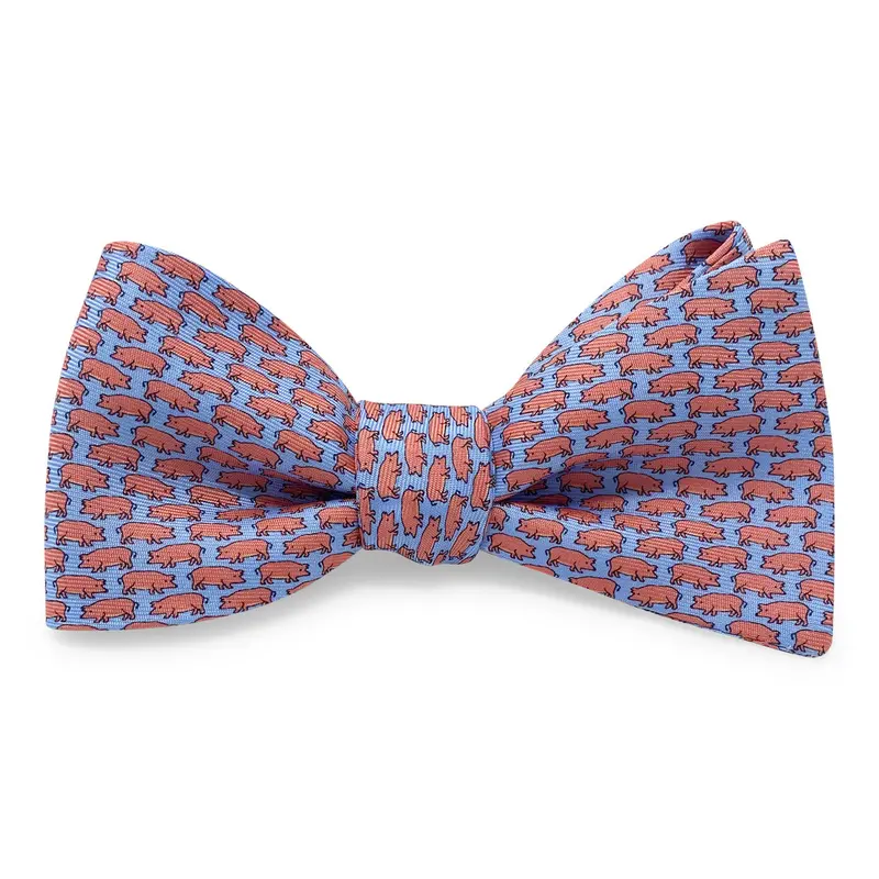 Tiny Swine Blue Bow Tie 1