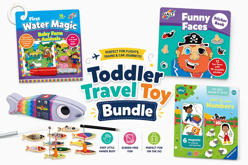 Toddler Travel Toy Bundle – Compact, Quiet, Engaging On-The-Go Play 1