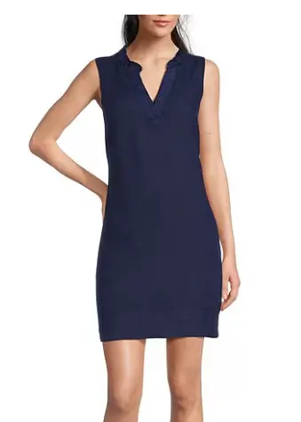 Tommy Bahama Voile Voyage Sleeveless Short Dress In Coastline Print 1