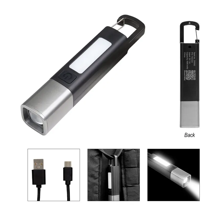 Trailblazer Cob Flashlight – Usb-Rechargeable & High-Lumen 1