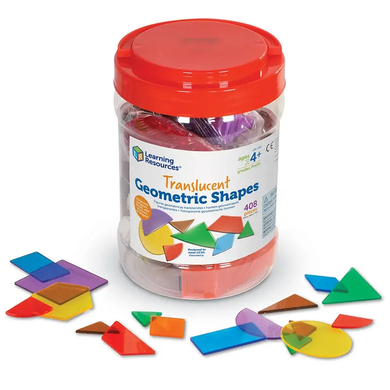 Translucent Geometric Learning Shapes Set 1