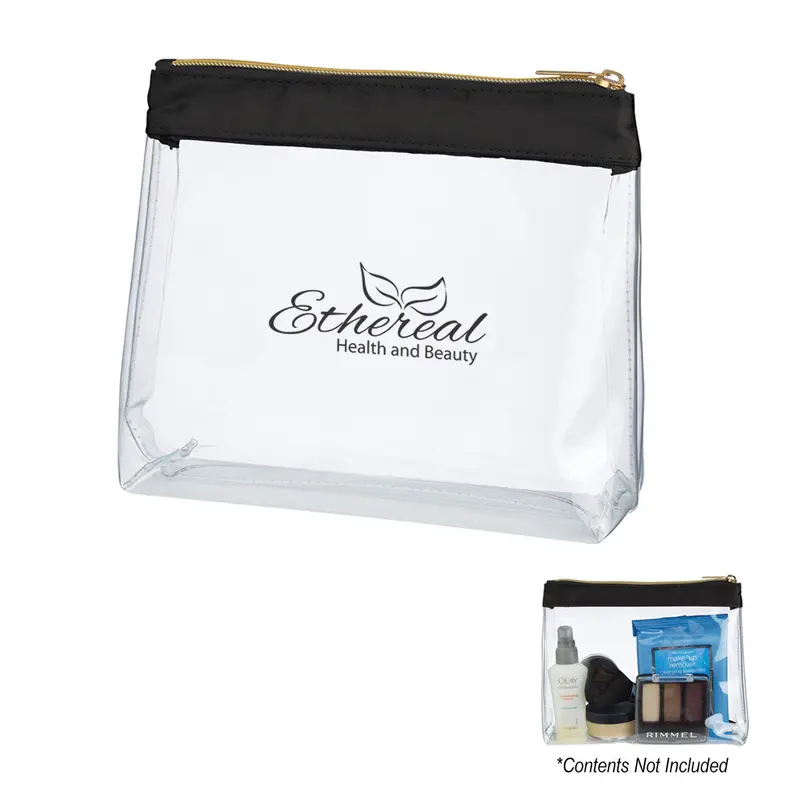 Transparent Satin Beauty Bag – Sadie Collection 1