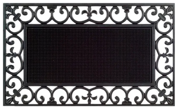Tray-Style Recycled Rubber Doormat 1