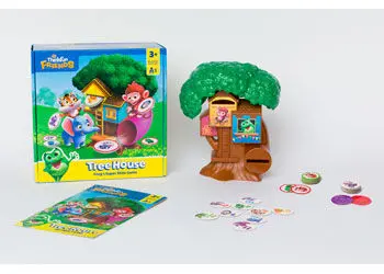 Tree House Frogs Super Slide – Cooperative Family Board Game 1