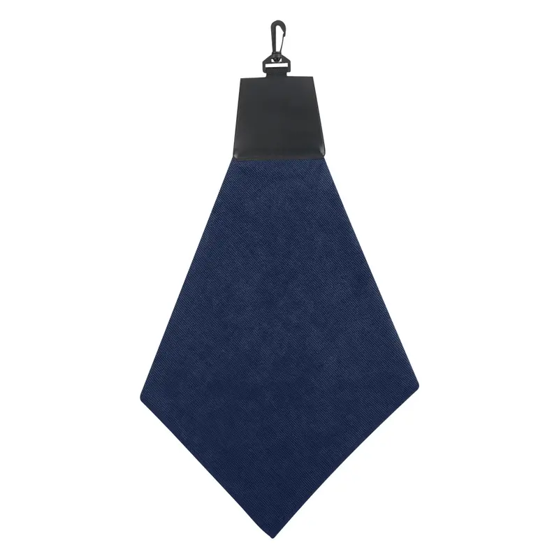 Triangle-Fold Golf Towel With Hook-And-Loop Closure 1
