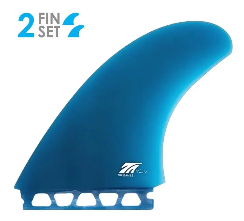 True Ames Ta Twin Fin Set – Solid Fiberglass Construction 1