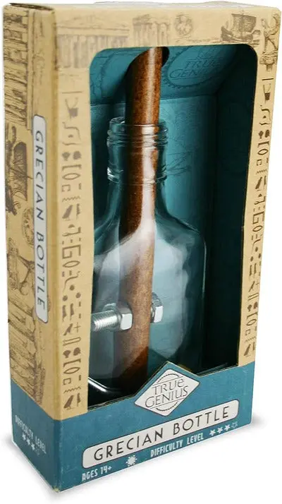 True Genius Grecian Bottle Puzzle – Classical Mythology Inspired Brainteaser 1