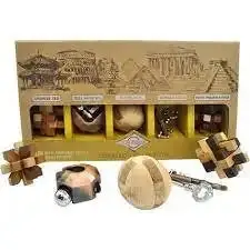 True Genius Wooden Brainteaser Puzzle Collection 1