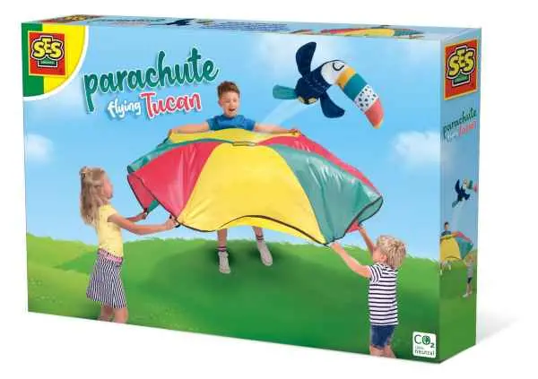 Tucan Parachute Play Set – Colorful Flying Canopy Toy 1
