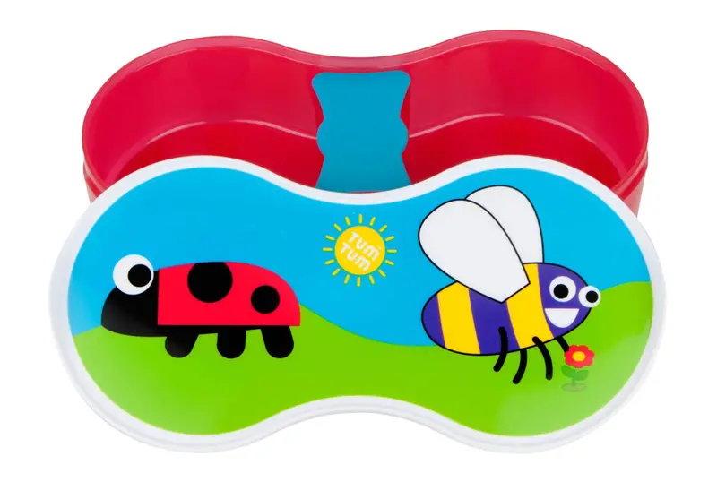 Tum Tum Kids’ Lunch Set With Built-In Dipping Pot Divider 1