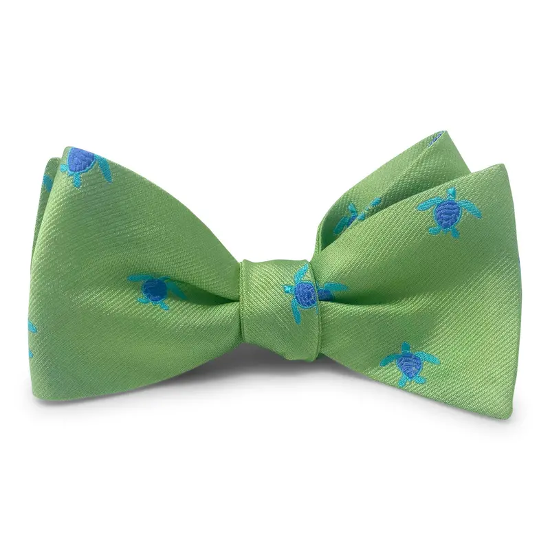 Turtle Print Green Bow Accessory 1
