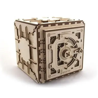 Ugears Mechanical Safe Puzzle – Buildable Wooden Model 1