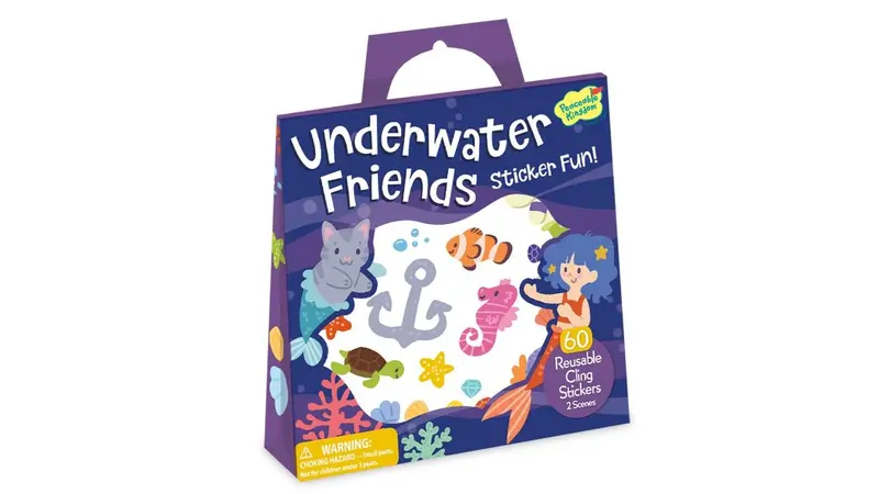 Underwater Friends Sticker Fun – Ocean-Themed Reusable Sticker Book 1