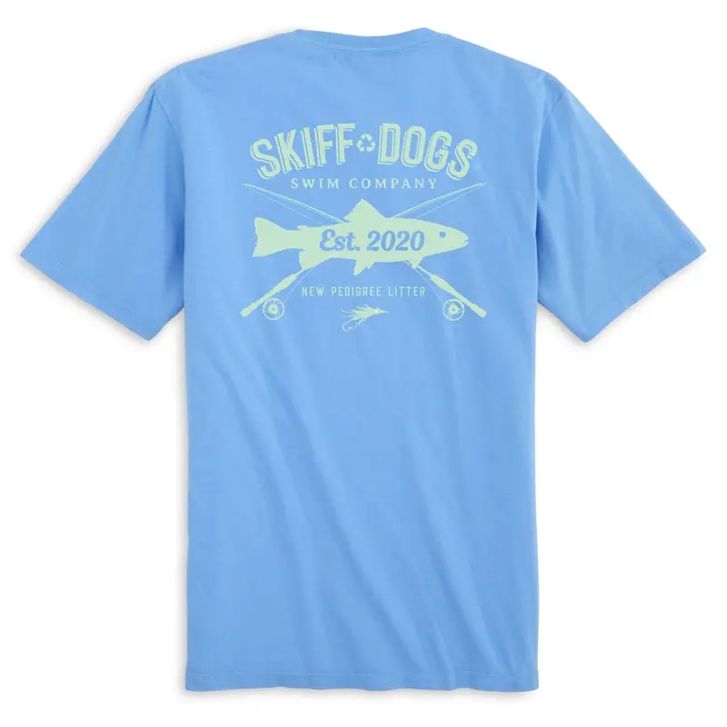 Upstream Battle Azure Pocket T-Shirt 1