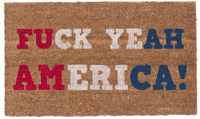 Usa Pride Vinyl-Backed Coco Doormat 1