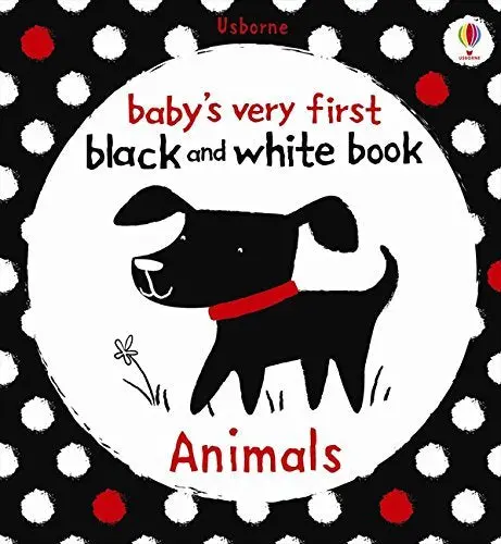 Usborne Black-And-White Animal Board Book For Babies 1