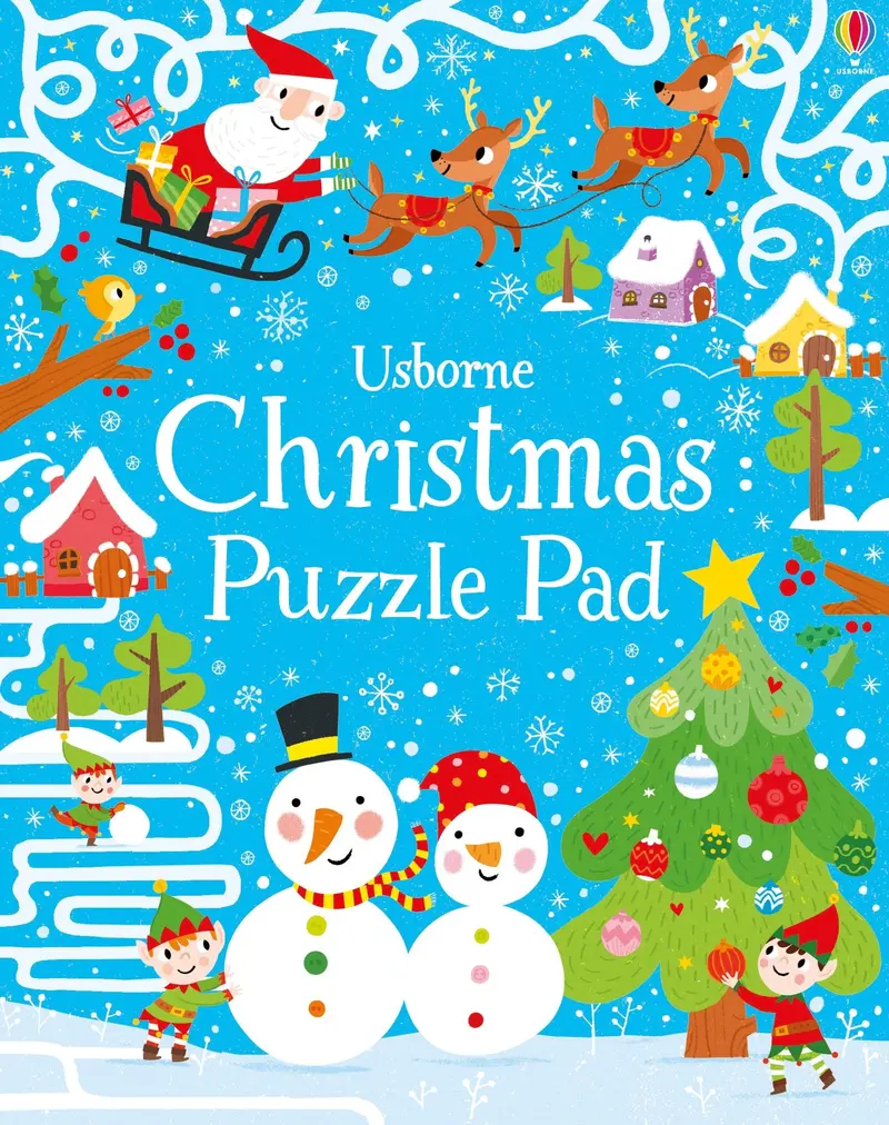 Usborne Christmas Themed Puzzle Activity Pad 1