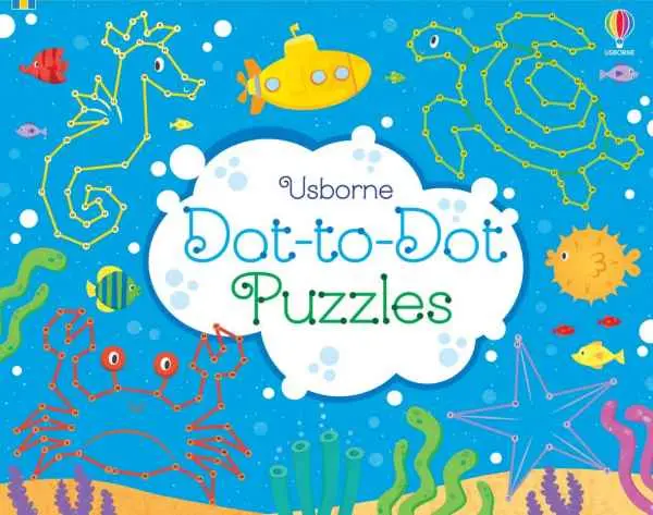 Usborne Dot-To-Dot Puzzle Book For Kids 1