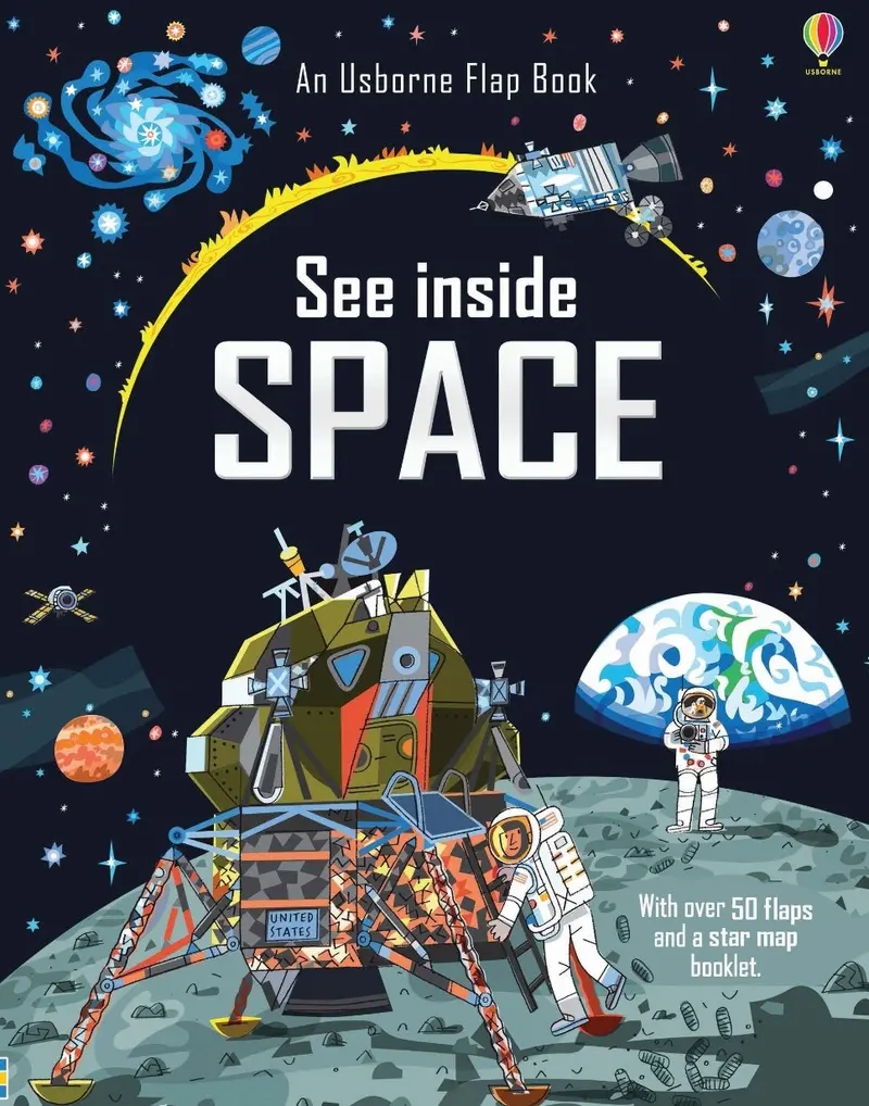 Usborne See Inside Space: Lift-The-Flap Science Book 1