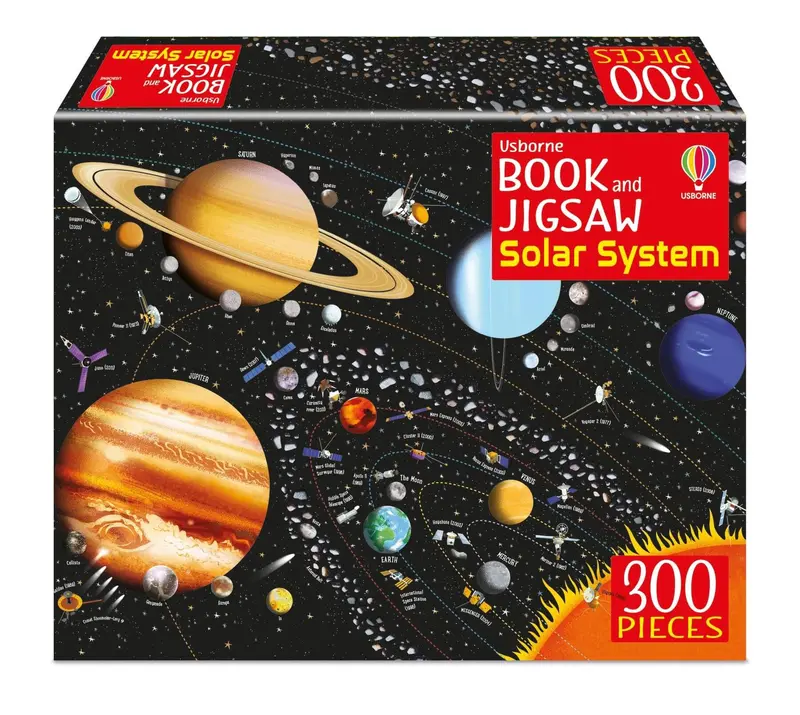 Usborne Solar System Book With Jigsaw Puzzle 1