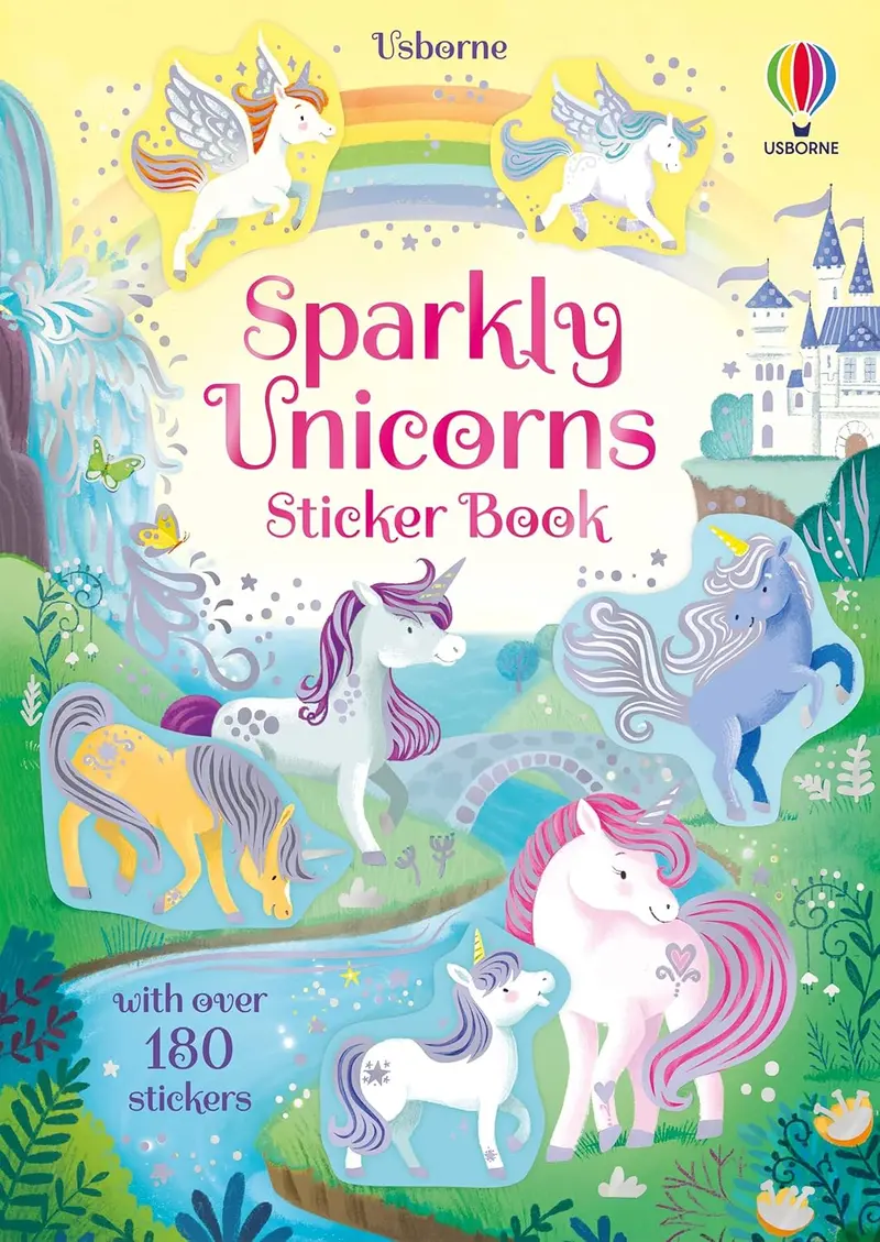 Usborne Sparkle Unicorn Sticker Activity Book 1