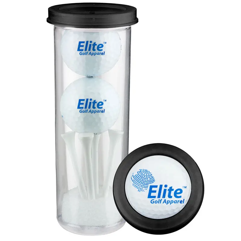 Value-Priced Golf Starter Kit Tube – Custom Domed Imprint 1