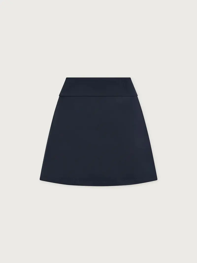 Varley Tani High-Rise Tennis Skort In Navy 1