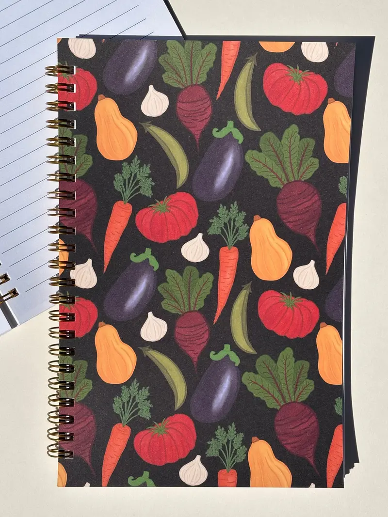 Vegetable Garden Spiral Notebook – Botanical-Themed Writing Journal 2