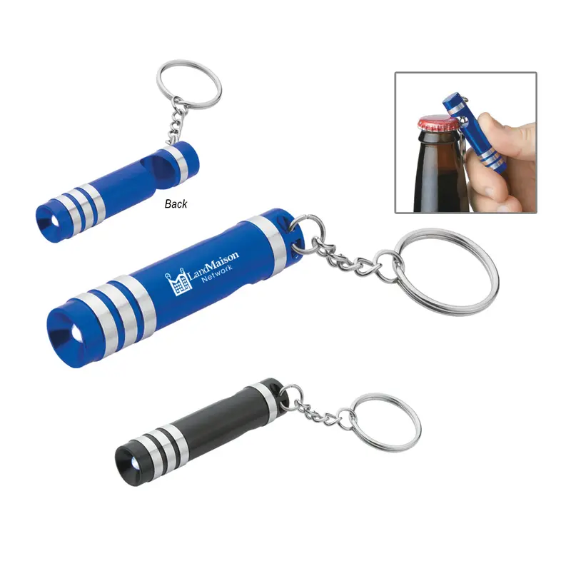 Versatile Aluminum Keychain Light & Opener 1