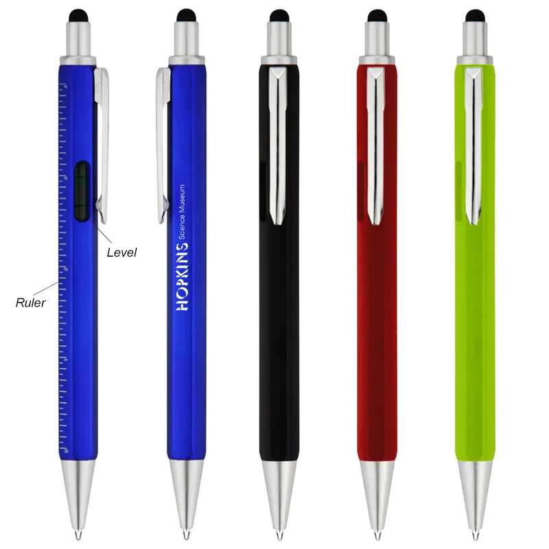 Versatile Carpenter Stylus Pen With Level, Ruler, And Stylus 1