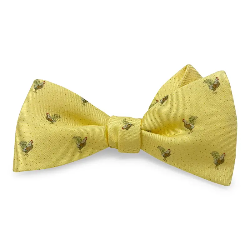 Wake Up Call Yellow Bow Tie 1