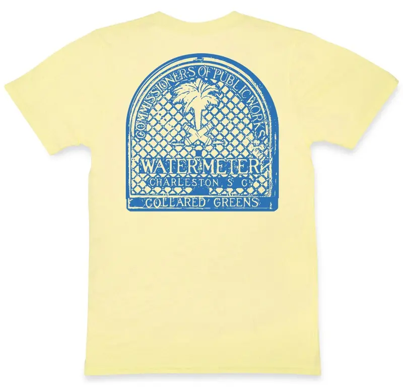 Water Meter Gold Short-Sleeve T-Shirt 1