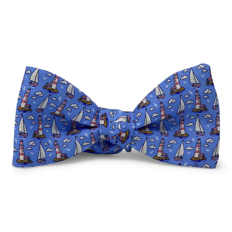 Welcome Ashore Bow Tie – Soft Light Blue 1