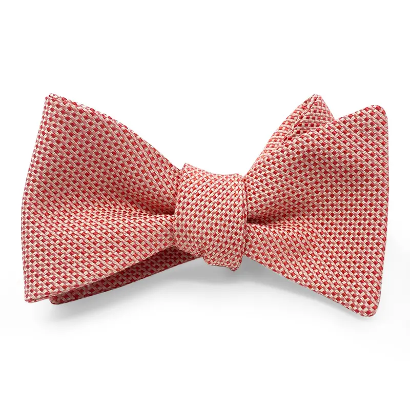 Westfall Stripe Hair Bow In Crimson Red 1
