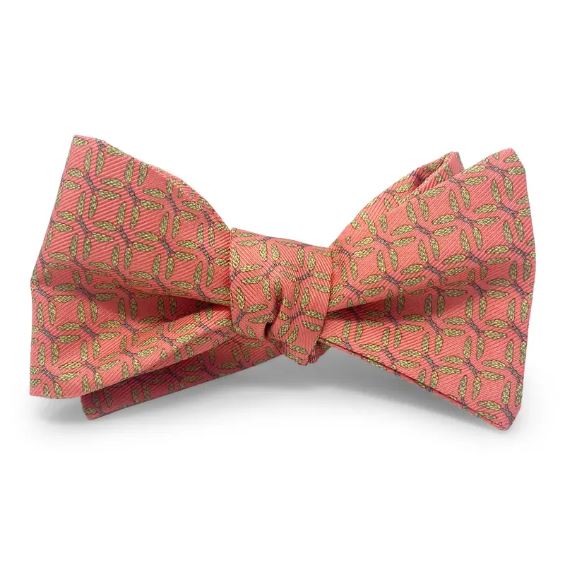 Wheat Pink Bow Tie 1