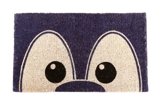 Whimsical 'I See You' Handwoven Coco Doormat 1