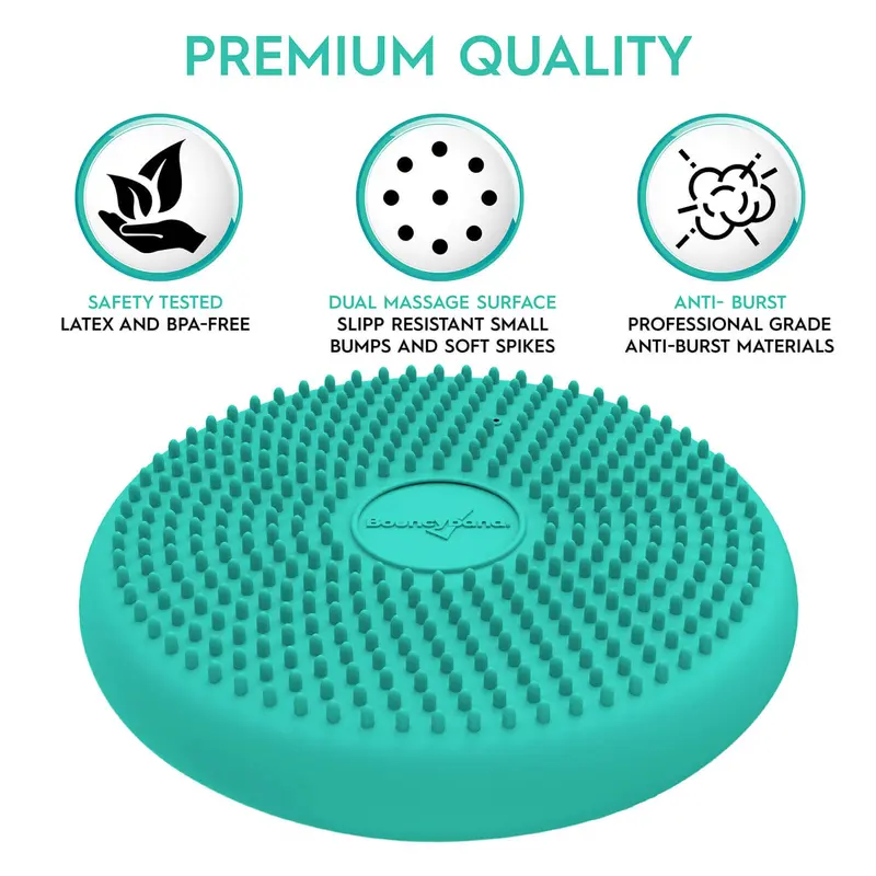 Wiggle Seat Large Sensory Cushion – Green, 33 Cm Diameter 1