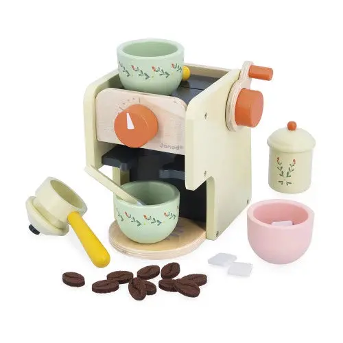 Wooden Coffee Machine Toy For Imaginative Play 1