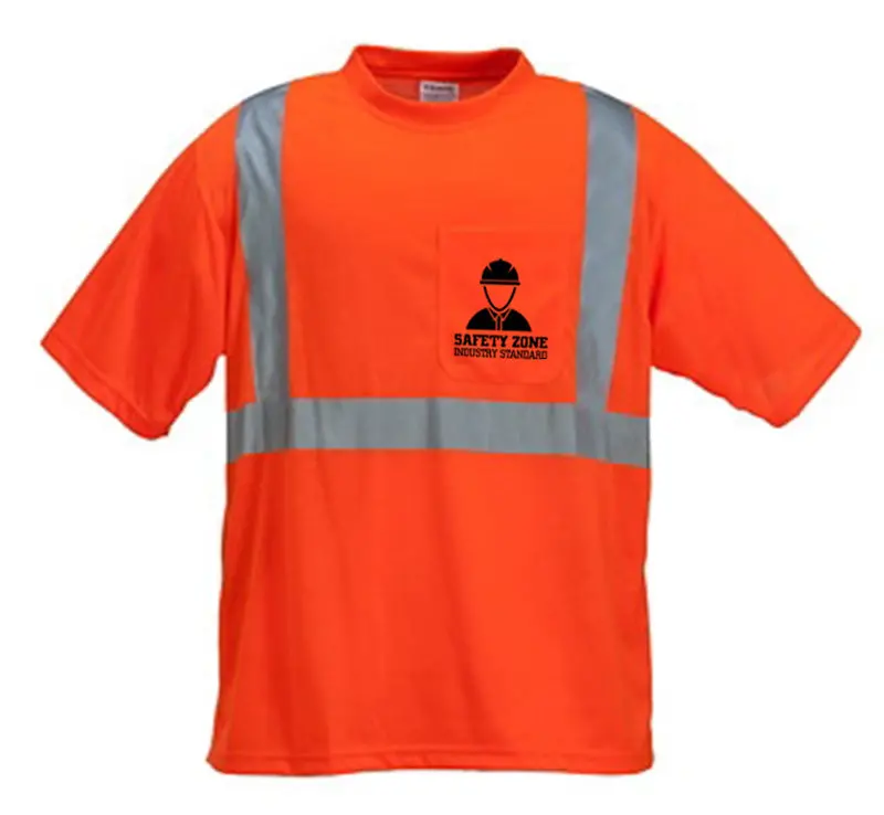 Workwear-Grade High-Visibility Jersey Tee – Durable Stitching & Breathable Fabric 1