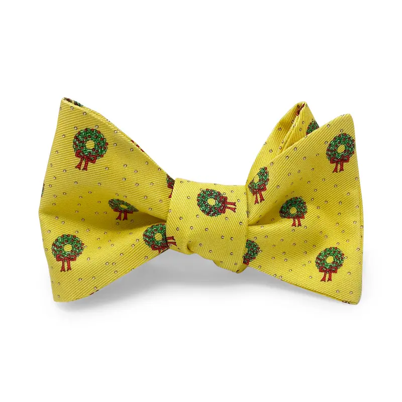 Wreath Decoration Bow – Yellow 1