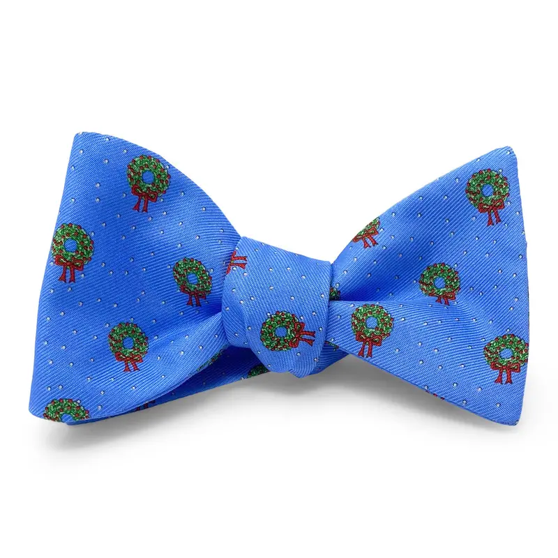 Wreaths Blue Bow Tie – Holiday Or Formal Occasion 1