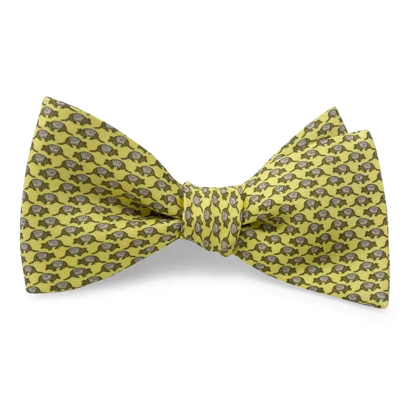 Yellow Armadillo Illustration Bow Tie 1